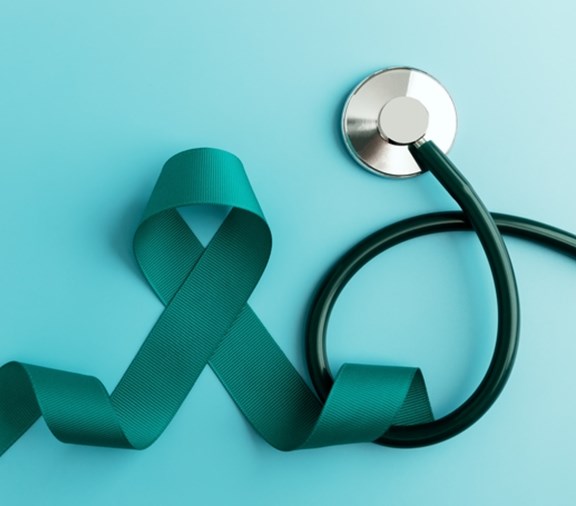 Cinta de concientización sobre el cáncer de cuello uterino