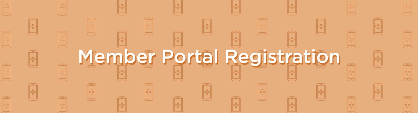 member portal registration banner - orange