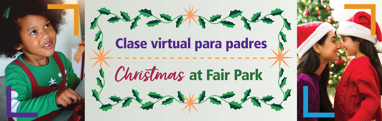 Clase para padres - Banner de evento festivo