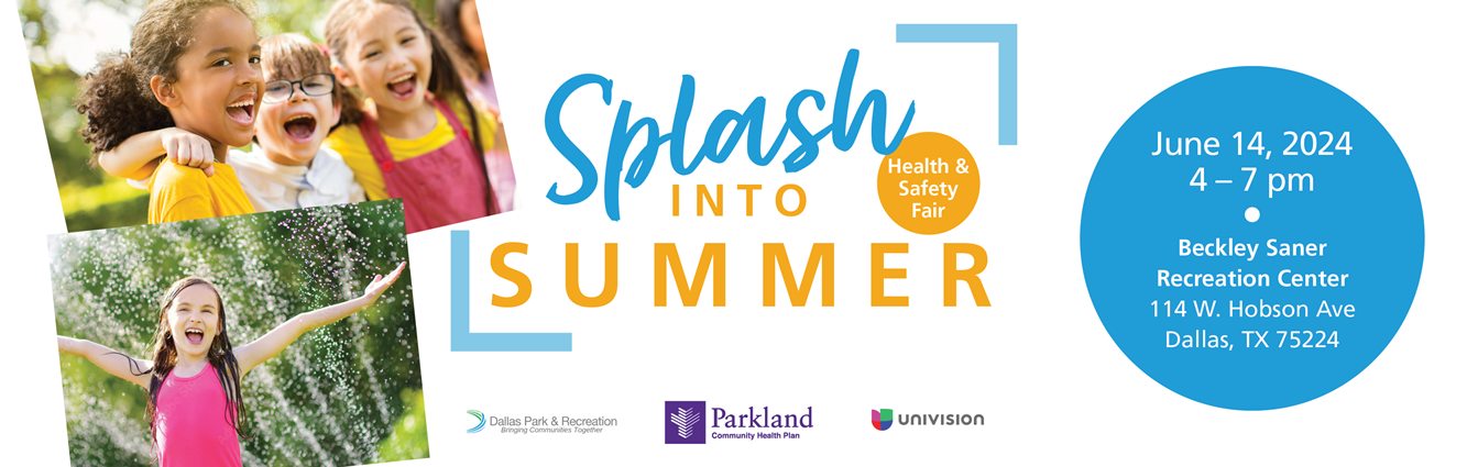 Summer Splash Health and Safety Event Banner