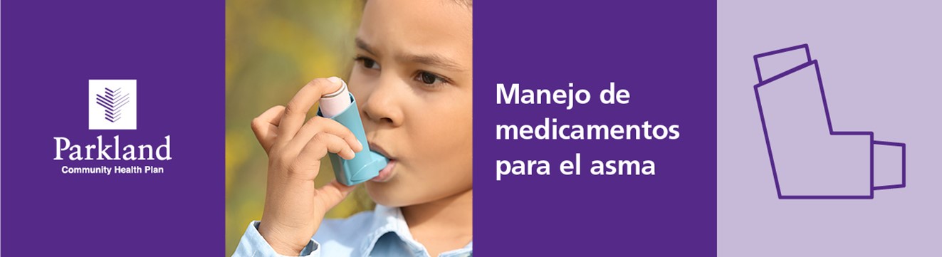 Asthma Medication Management banner - orange