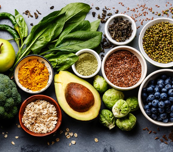 Ejemplos de superalimentos para una alimentación saludable