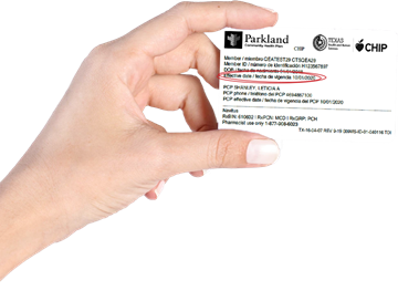 tarjeta de identificación de miembro de explotación de mano