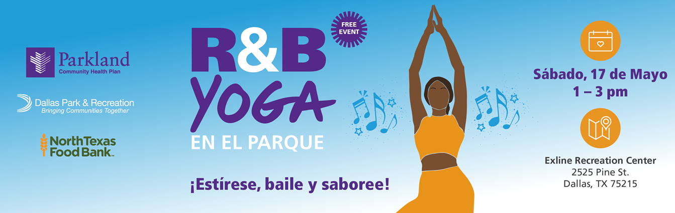 R&B Yoga in the Park: Stretch, Groove, & Savor event banner